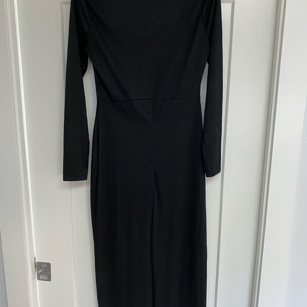 Missguided square neck ribbed culotte jumpsuit, black, Size 10, BNWT 💕 - Picture 9 of 9